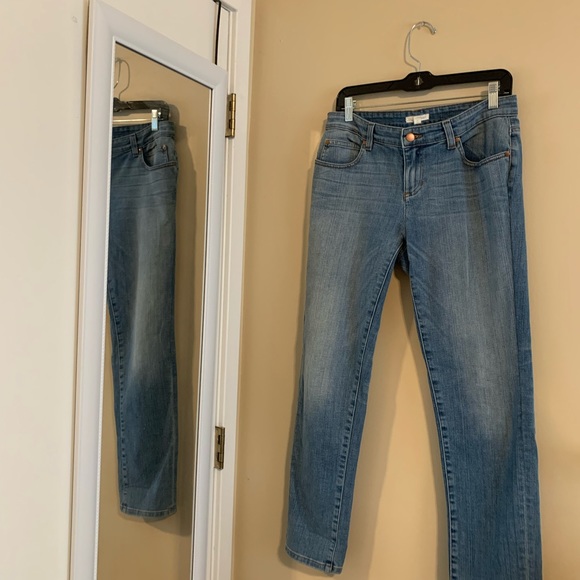 Eileen Fischer denim jeans. - Picture 2 of 8